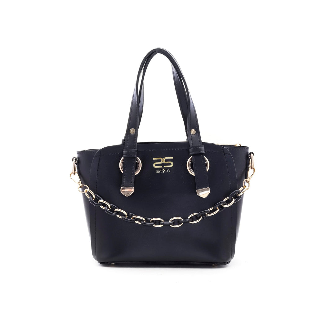 Black Formal Hand Bag P55216