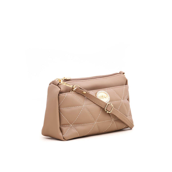 Beige Casual Pouch P70904