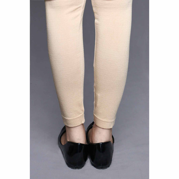 Khaki Color Lowers Plain Tights PN2061