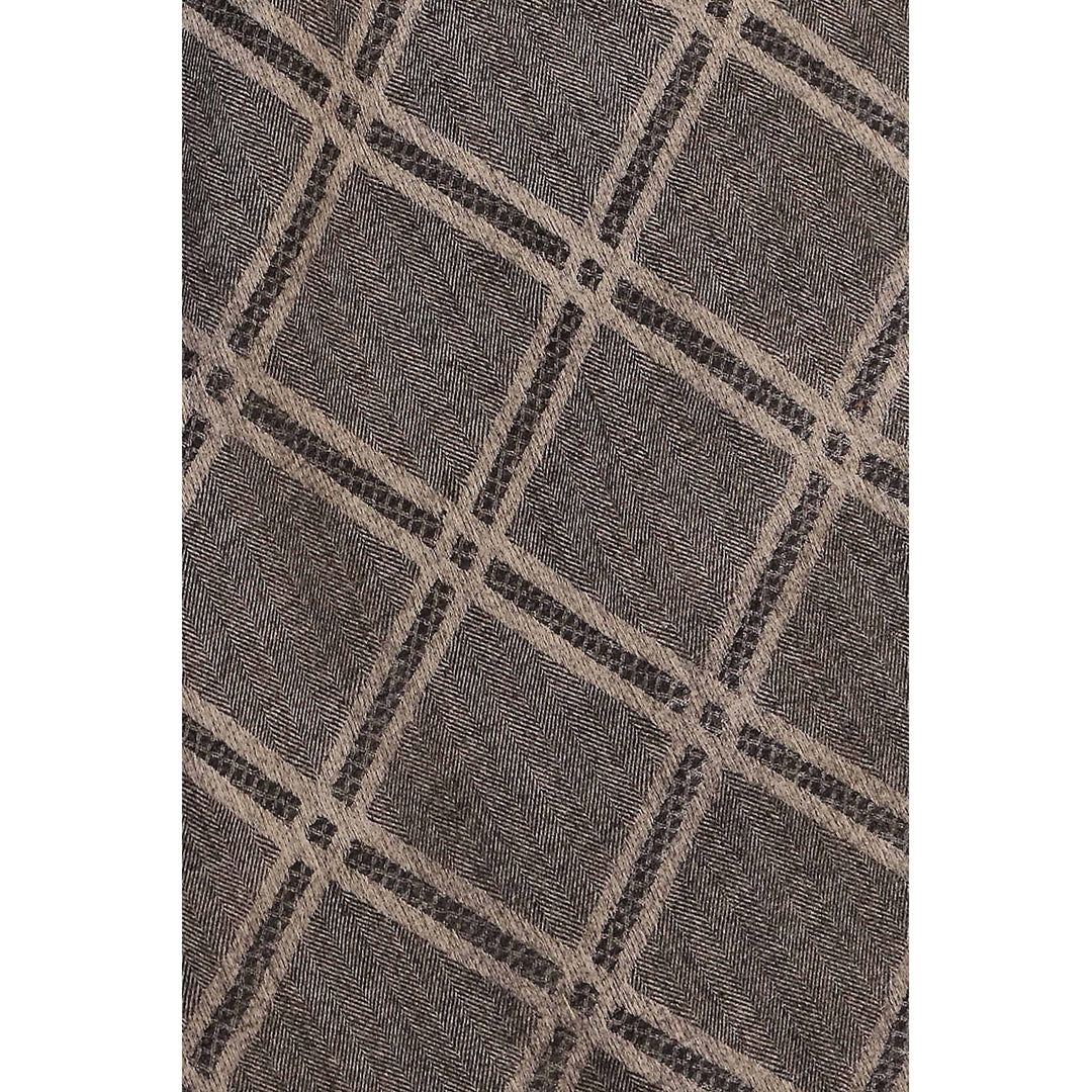 Grey Cross Check Stole PW2712