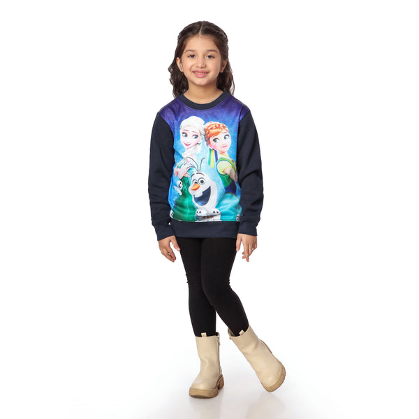 Navy Winter  Fleece Sweat Shirt PW2852