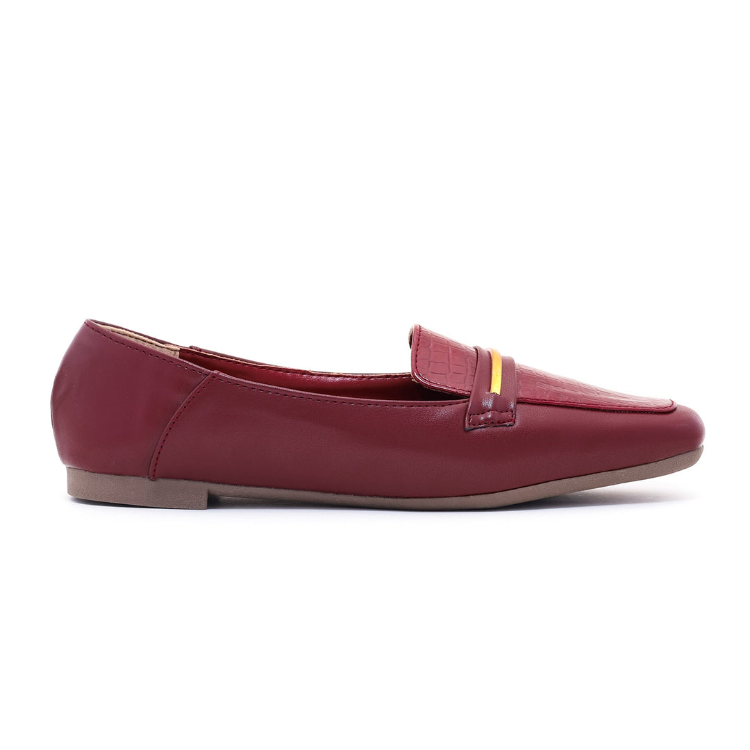 Maroon Winter Pumps WN0638
