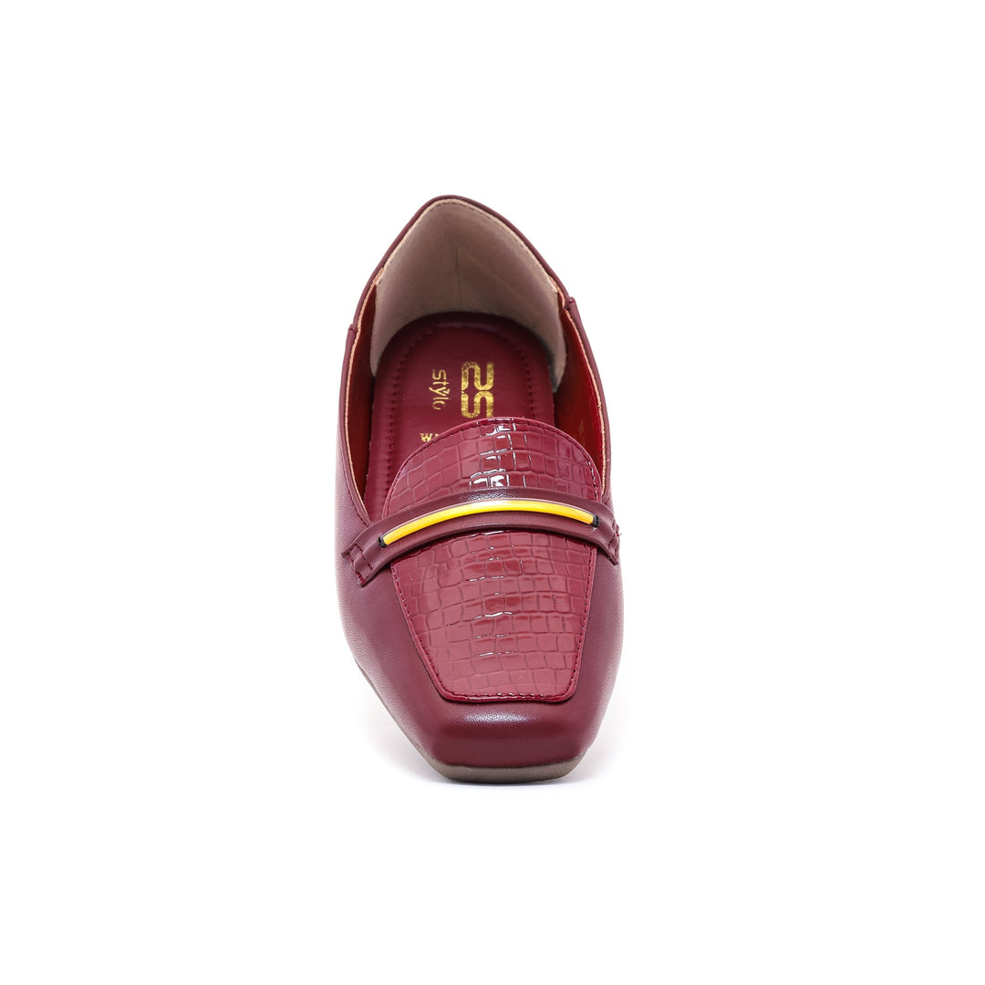 Maroon Winter Pumps WN0638