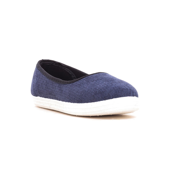 Blue Canvas Slip On WN6122