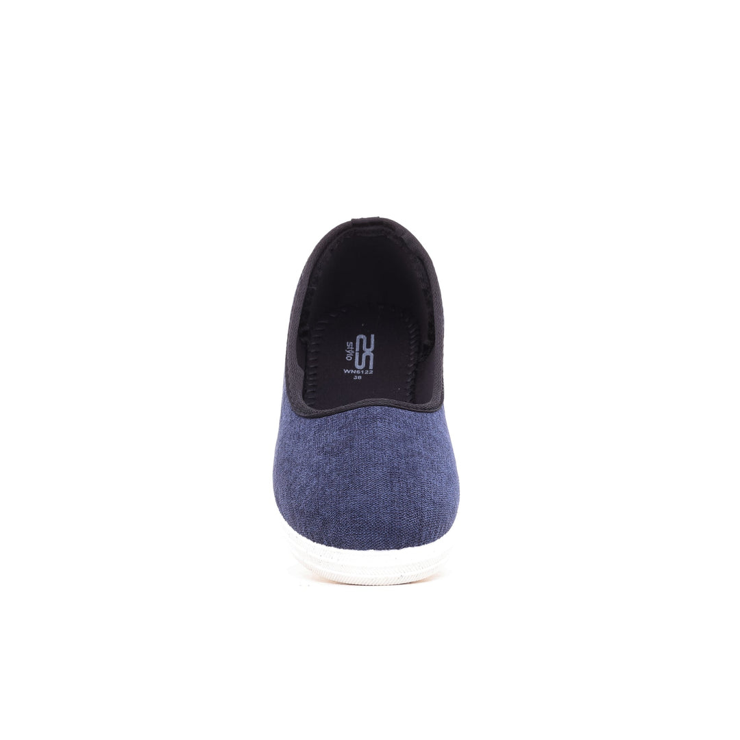 Blue Canvas Slip On WN6122