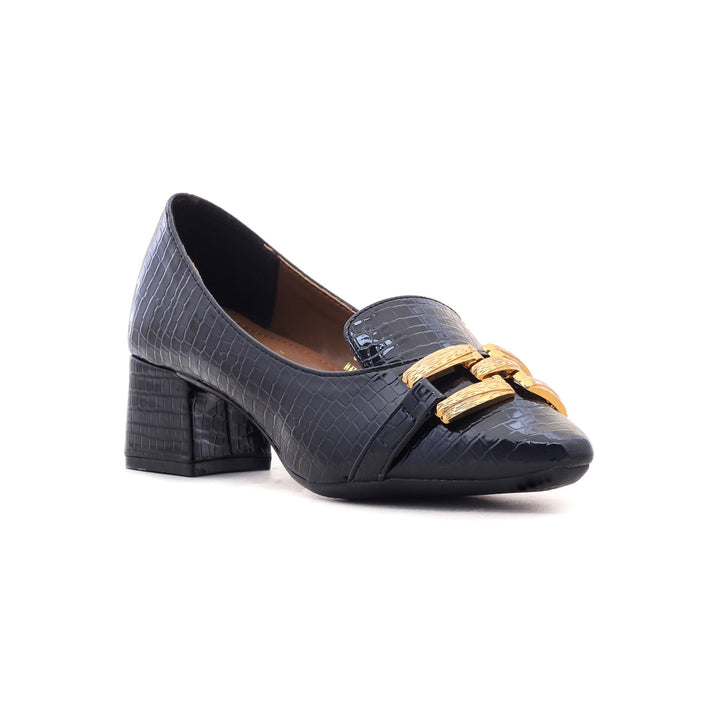 Black Winter Court Shoes WN7229